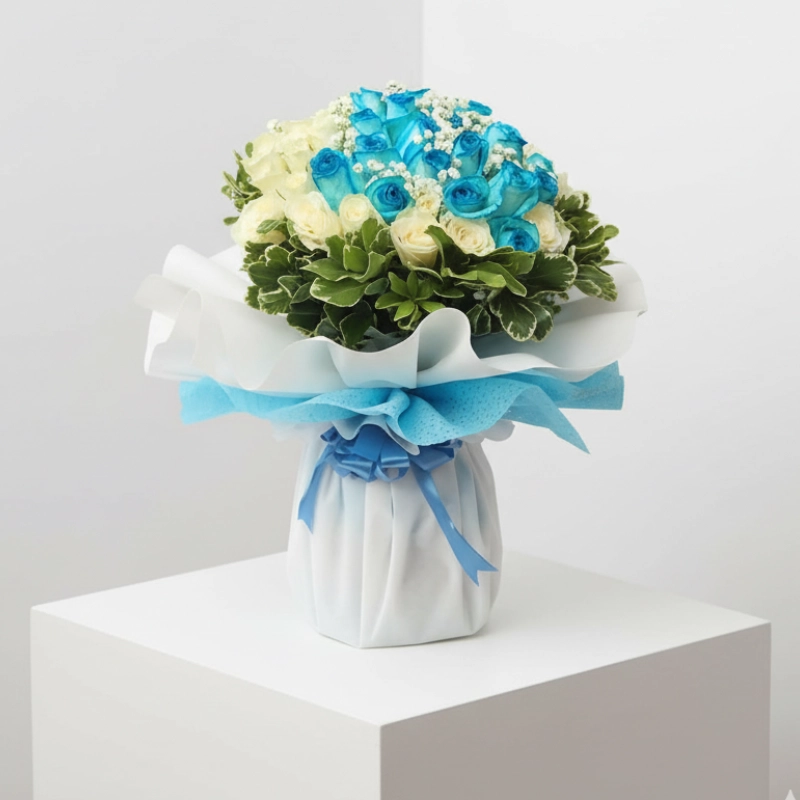 Blue Sky On Earth Flower Bouquet